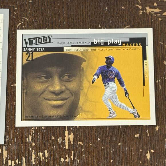 Sammy Sosa 12 Card Lot NM MLB Baseball w Rookie RC Topps HR Parade Power Players - Picture 13 of 13